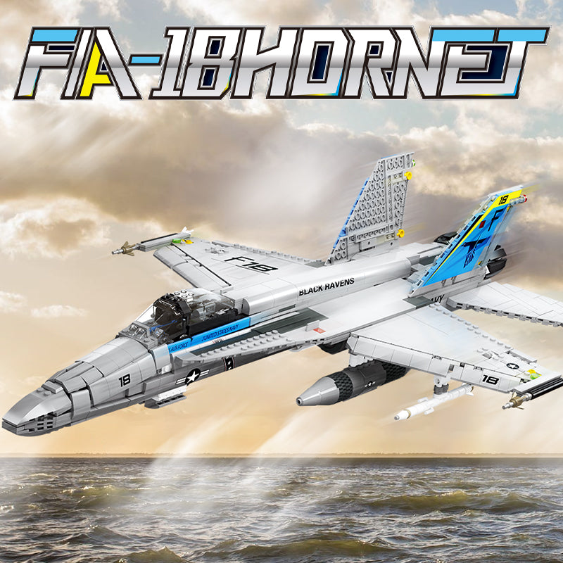 F/A-18 Hornet Supersonic Fighter Jet Building Set1