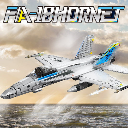 F/A-18 Hornet Supersonic Fighter Jet Building Set1