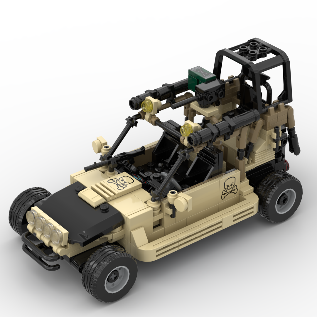 USA Desert Patrol Vehicle Buggy Custom Military MOC1