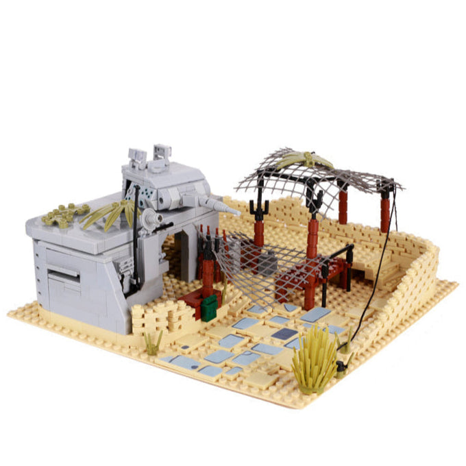 Desert Battlefield Trenches MOC Set