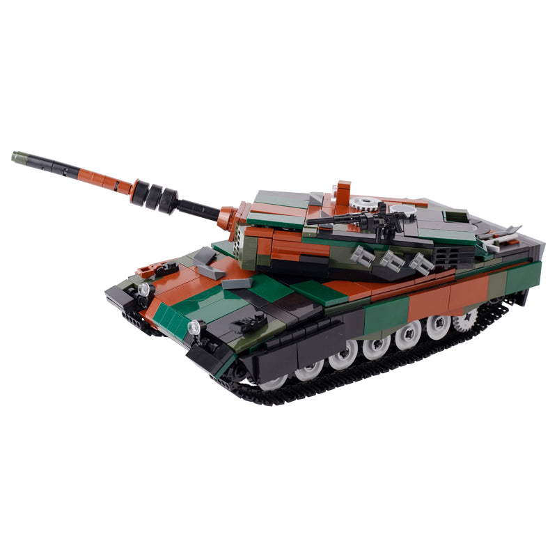 Woodland German Leopard 2 A4 Main Battle Tank (MBT) Custom Military MOC1