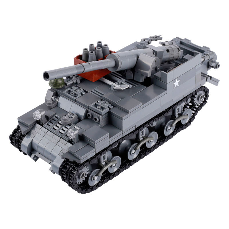 WW2 USA M12 Gun Motor Carriage Custom Military MOC5