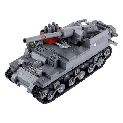 WW2 USA M12 Gun Motor Carriage Custom Military MOC5