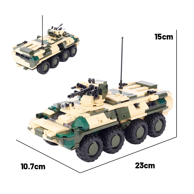 Russian BTR-82 Armored Personnel Carrier Custom Military MOC5