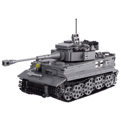 WW2 German Tiger Heavy Tank Custom Military MOC1