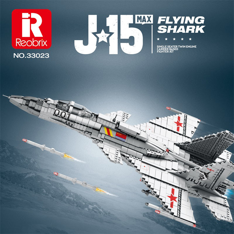 J-15 Flying Shark Max Fighter Jet Building Set1
