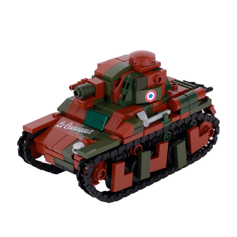 Renault R35 French Infantry Tank Custom Military MOC