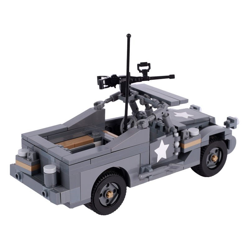 WW2 USA M3A1 Scout Car Custom Military MOC2