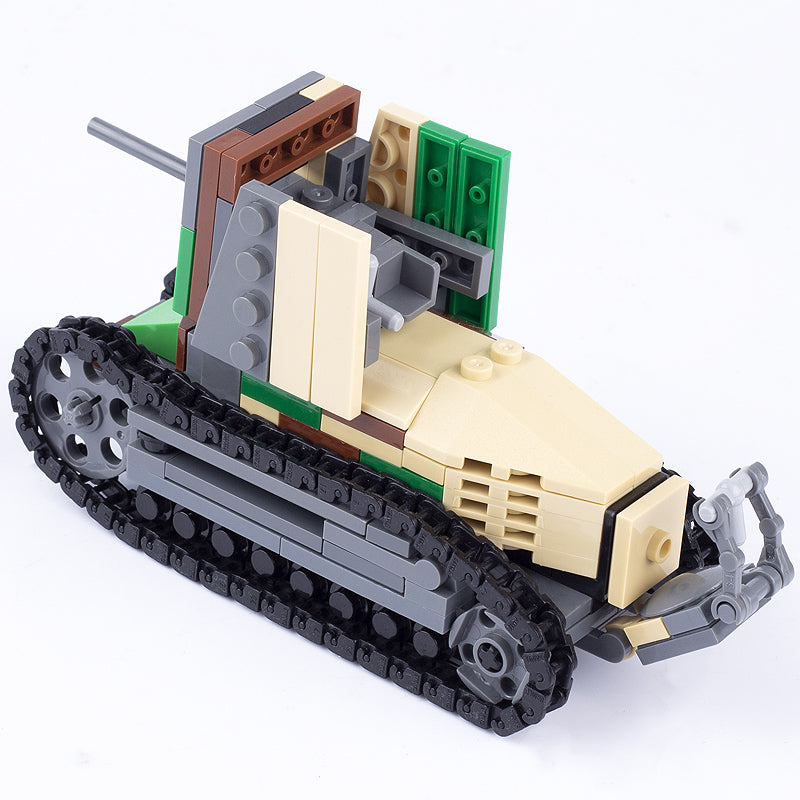 Renault FT-17 Self Propelled Artillery Custom Military MOC