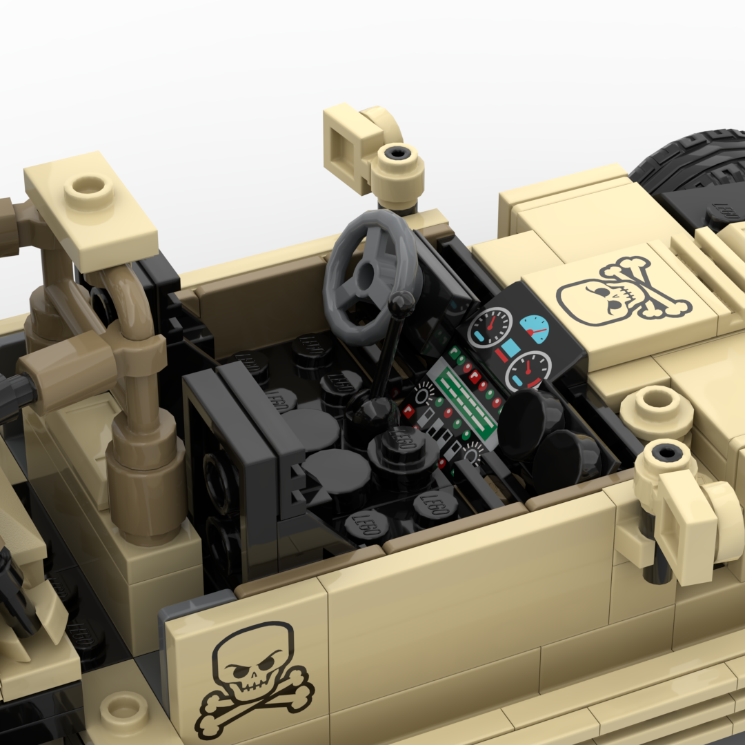 USA Desert Patrol Vehicle Buggy Custom Military MOC3