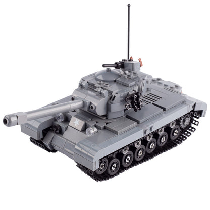 WW2 USA M26 Pershing Heavy Tank Custom Military MOC1