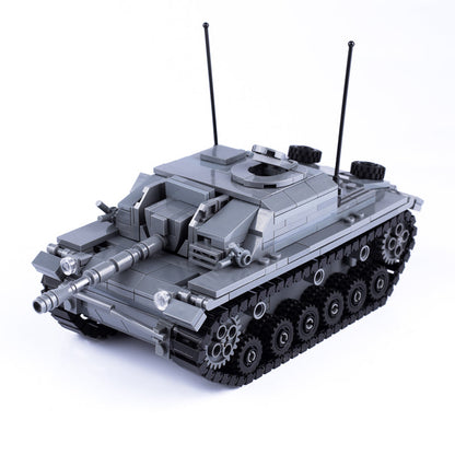 WW2 German StuG III Assault Gun Custom Military MOC