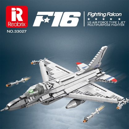 F-16 Fighting Falcon Fighter Jet Building Set1
