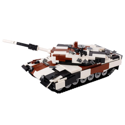 Winter German Leopard 2 A4 Main Battle Tank (MBT) Custom Military MOC1