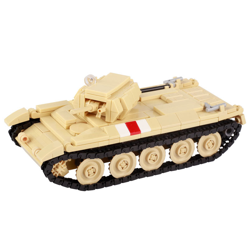 WW2 British Crusader Tank Custom Military MOC