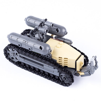 Renault FT-17 Gas Tank Custom Military MOC3