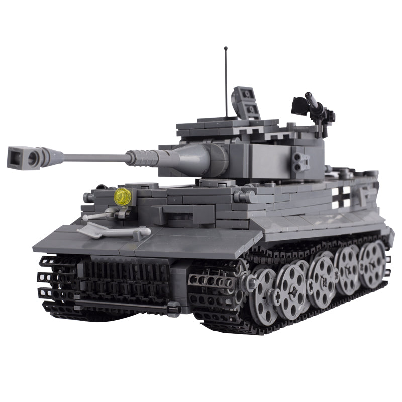 WW2 German Tiger Heavy Tank Custom Military MOC2