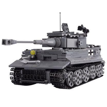 WW2 German Tiger Heavy Tank Custom Military MOC2
