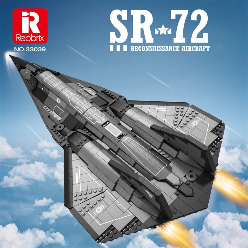 SR-72 Darkstar Reconnaissance Aircraft Building Set1