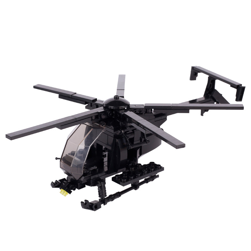 USA MH-6 Little Bird Helicopter Custom Military MOC2