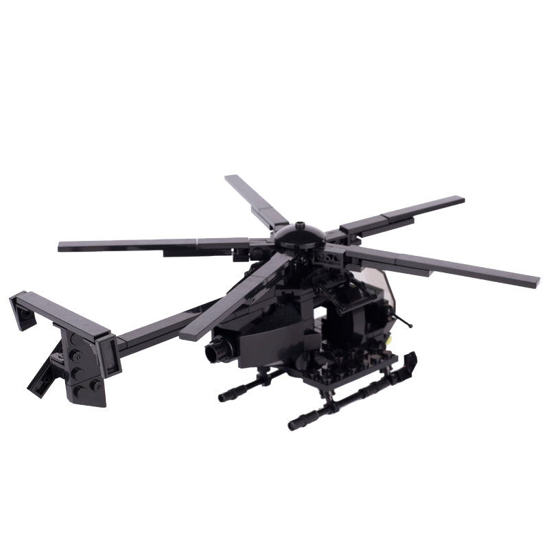 USA MH-6 Little Bird Helicopter Custom Military MOC3