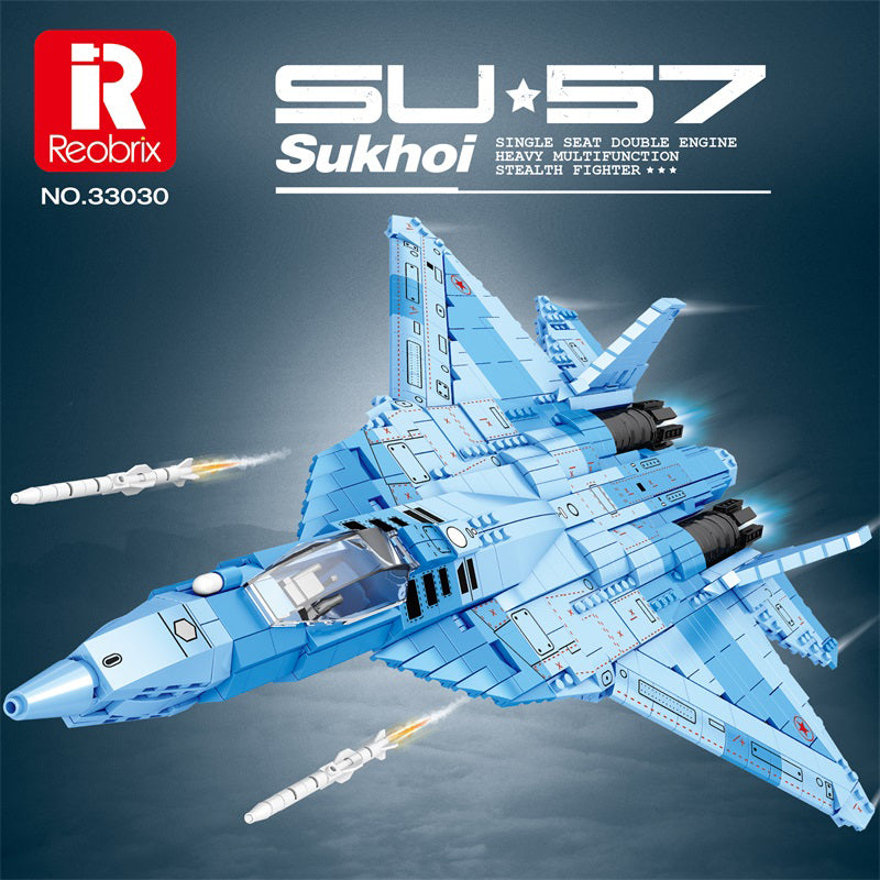 Sukhoi Su-57 Stealth Fighter Jet Building Set1