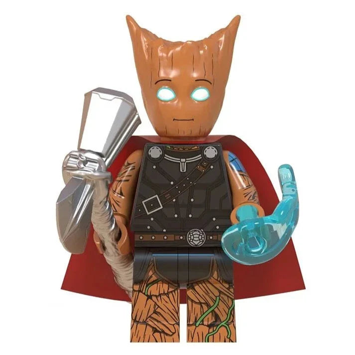 Thor Groot Custom Marvel Superhero Minifigure1