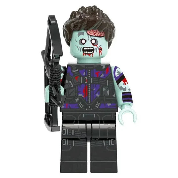 Zombie Hawkeye Custom Marvel Superhero Horror Minifigure1