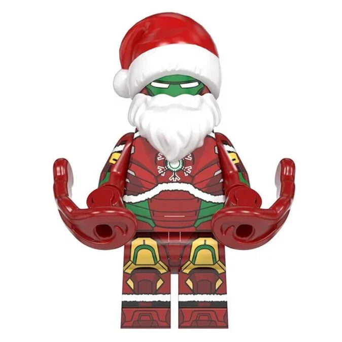 Santa Iron Man Christmas Special Custom Marvel Superhero Minifigure1