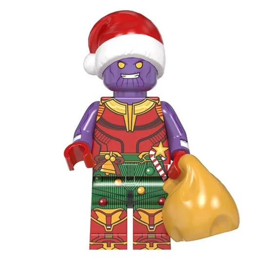 Thanos Christmas Special Custom Marvel Superhero Minifigure1
