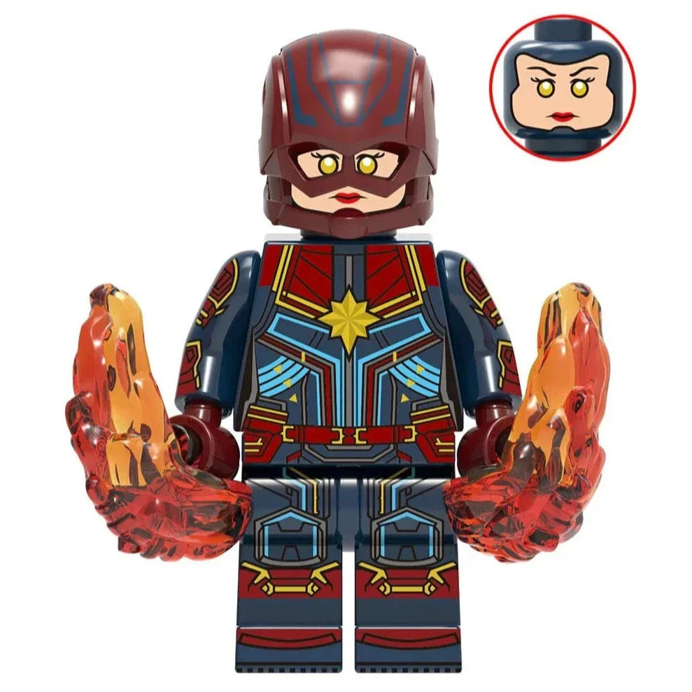 Captain Marvel Custom Marvel Superhero Minifigure1