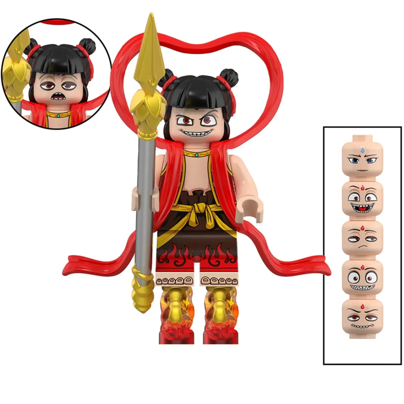 Ne Zha (Young) Custom Minifigure1