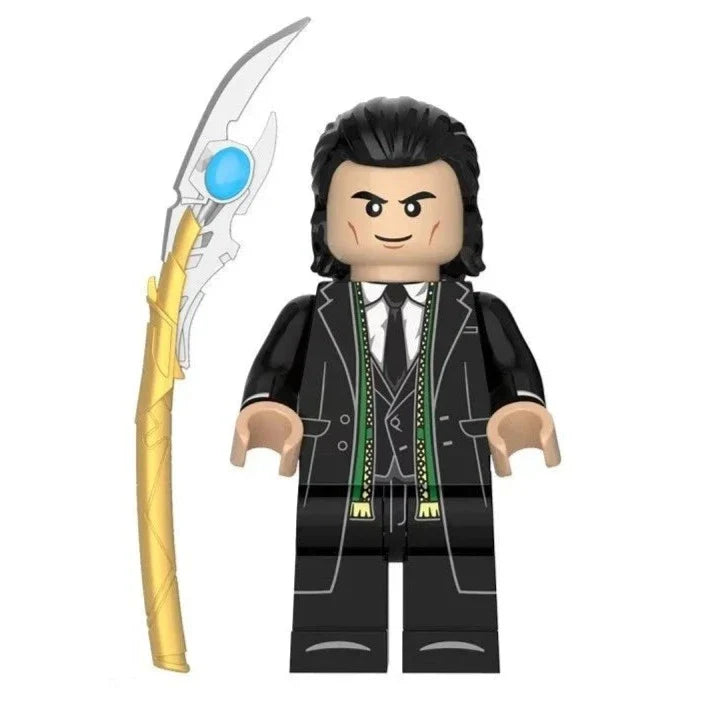 Loki (Avengers) Custom Marvel Superhero Minifigure1