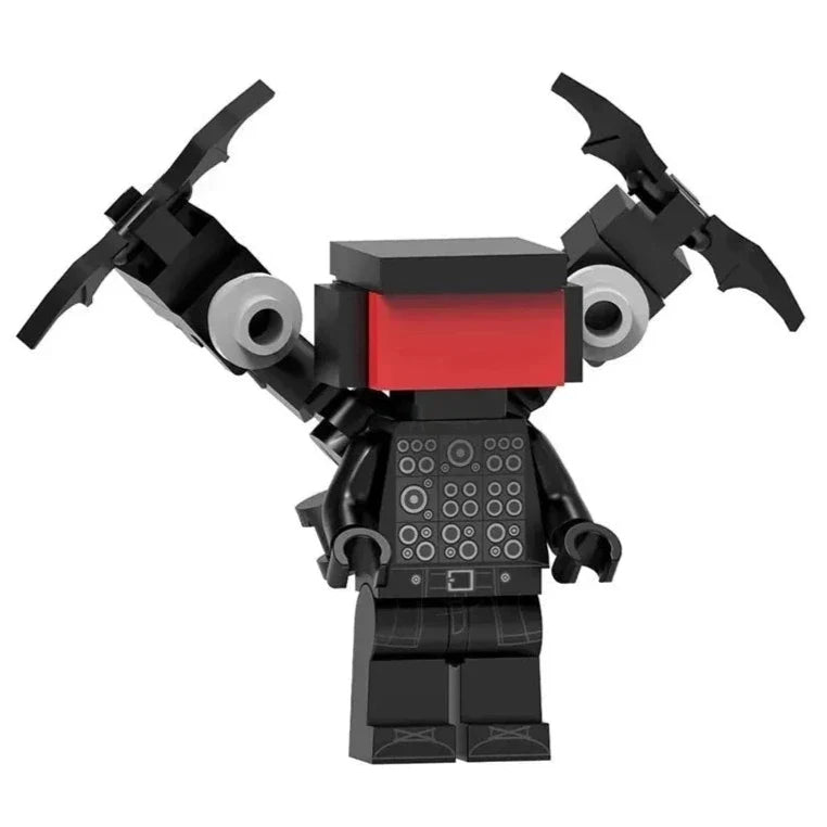 Upgraded Titan TV Man Skibidi Toilet Custom Minifigure1