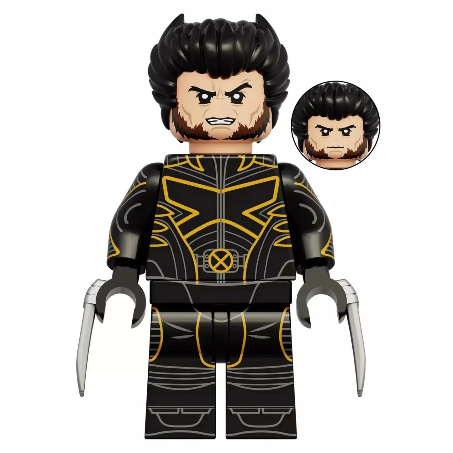 Wolverine (The Last Stand) Custom Marvel Superhero Minifigure2