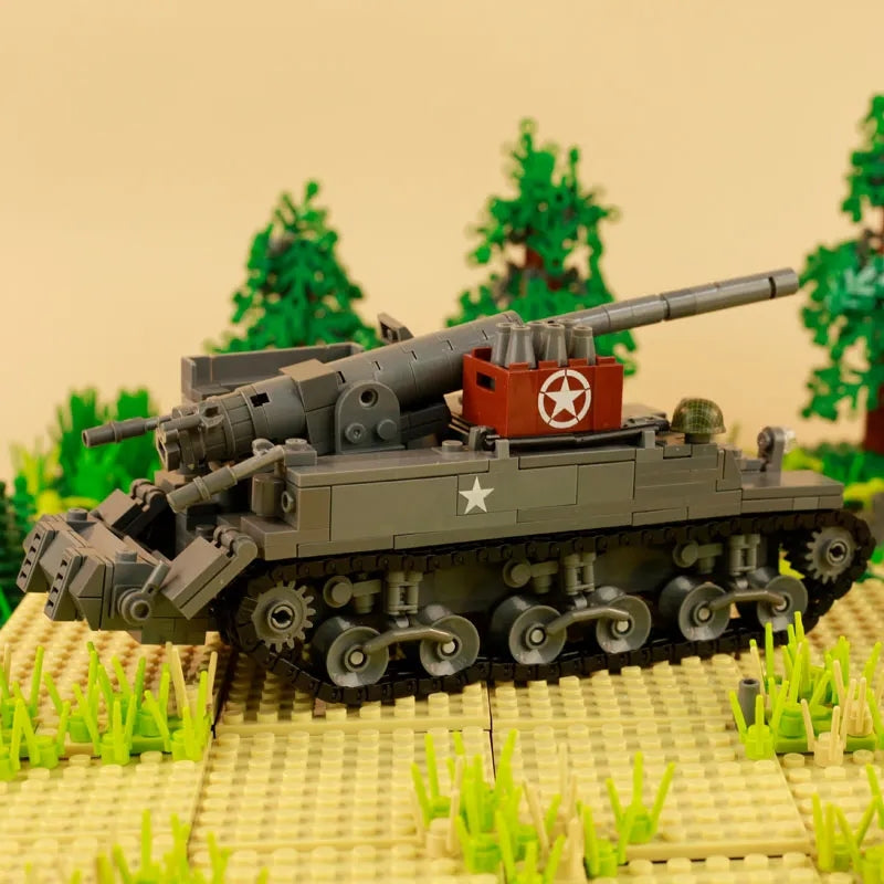 WW2 US Army M12 Gun Motor Carriage (GMC)3