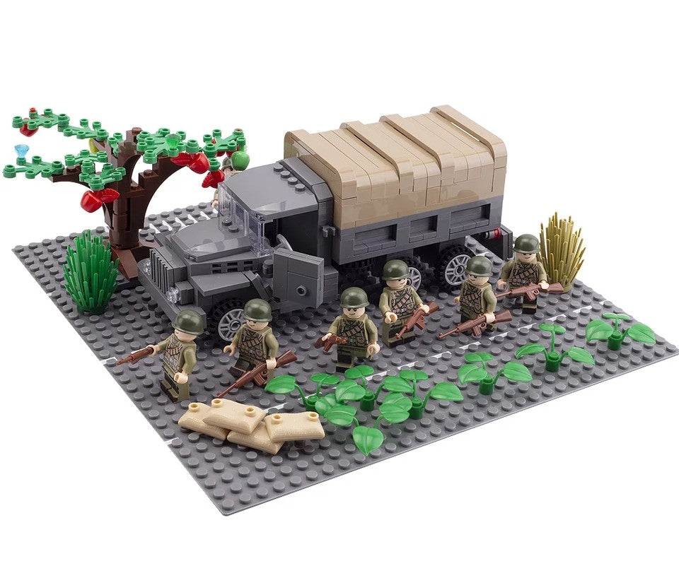 WW2 US Army "Jimmy" Truck and Infantry x83