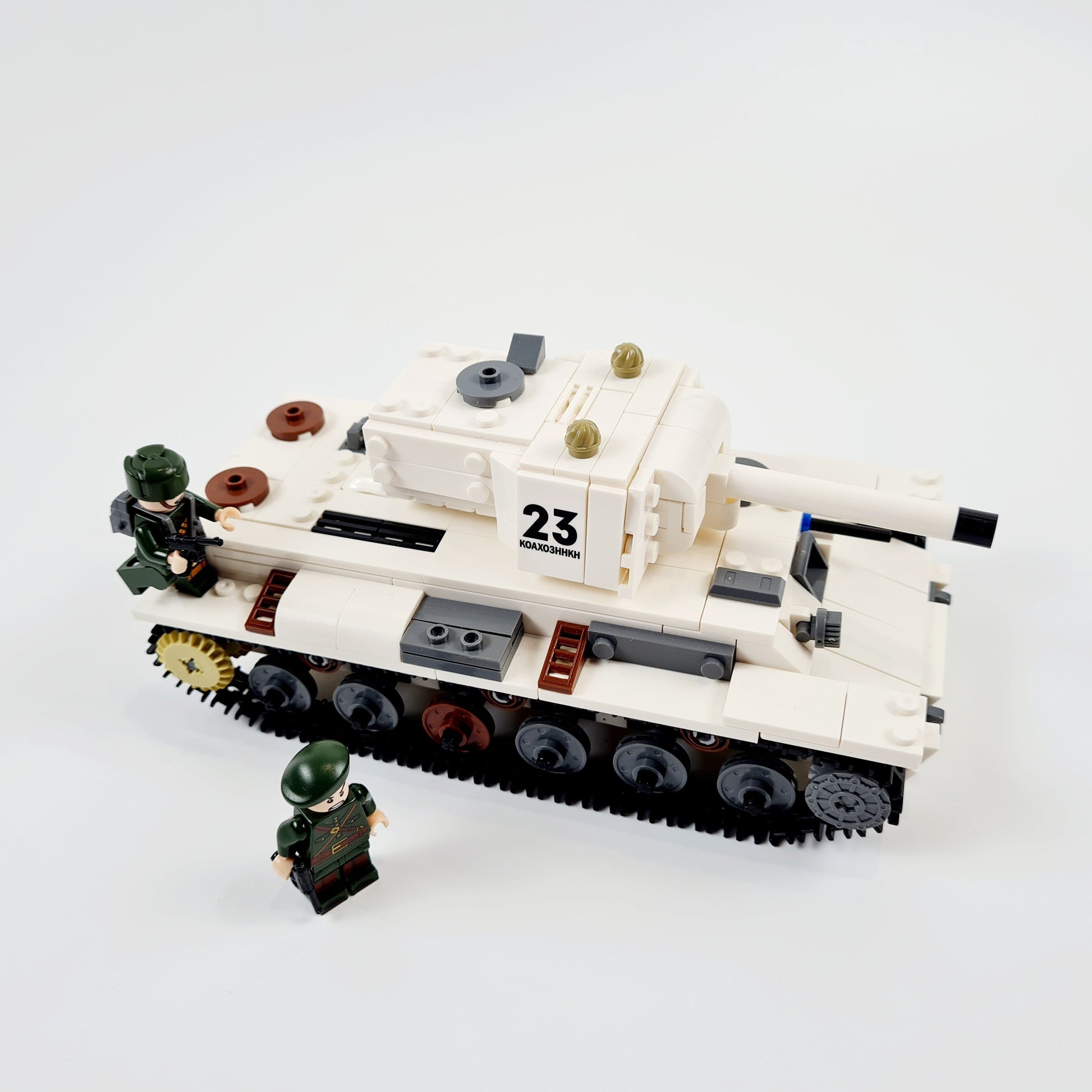 WW2 Soviet KV-1 Heavy Tank (Winter Camo)5