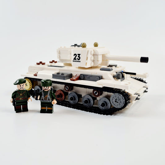 WW2 Soviet KV-1 Heavy Tank (Winter Camo)1