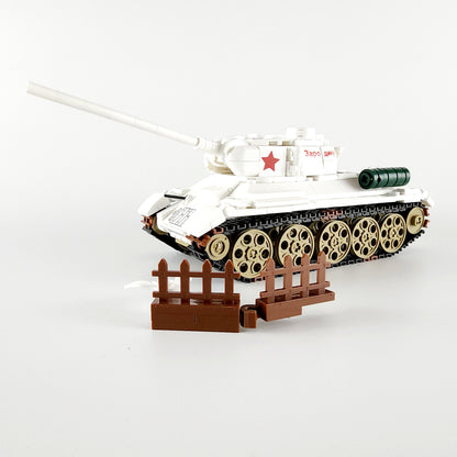 WW2 Soviet T-34-85 (Winter Camo)1