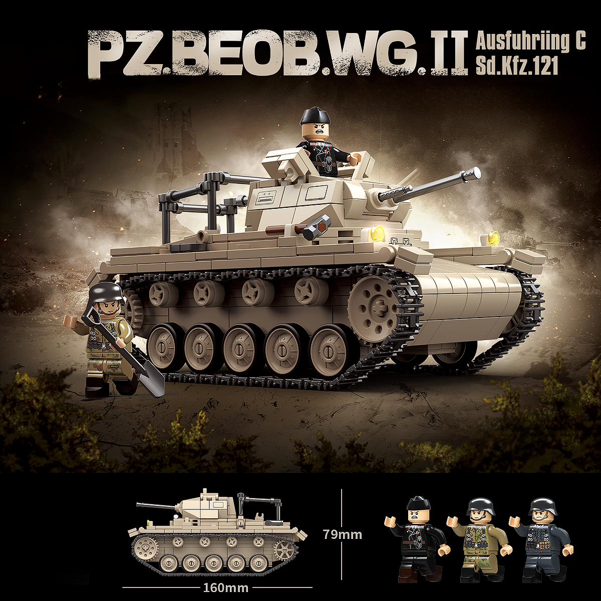 WW2 German Pz.Beob.Wg II Artillery Observation Vehicle1