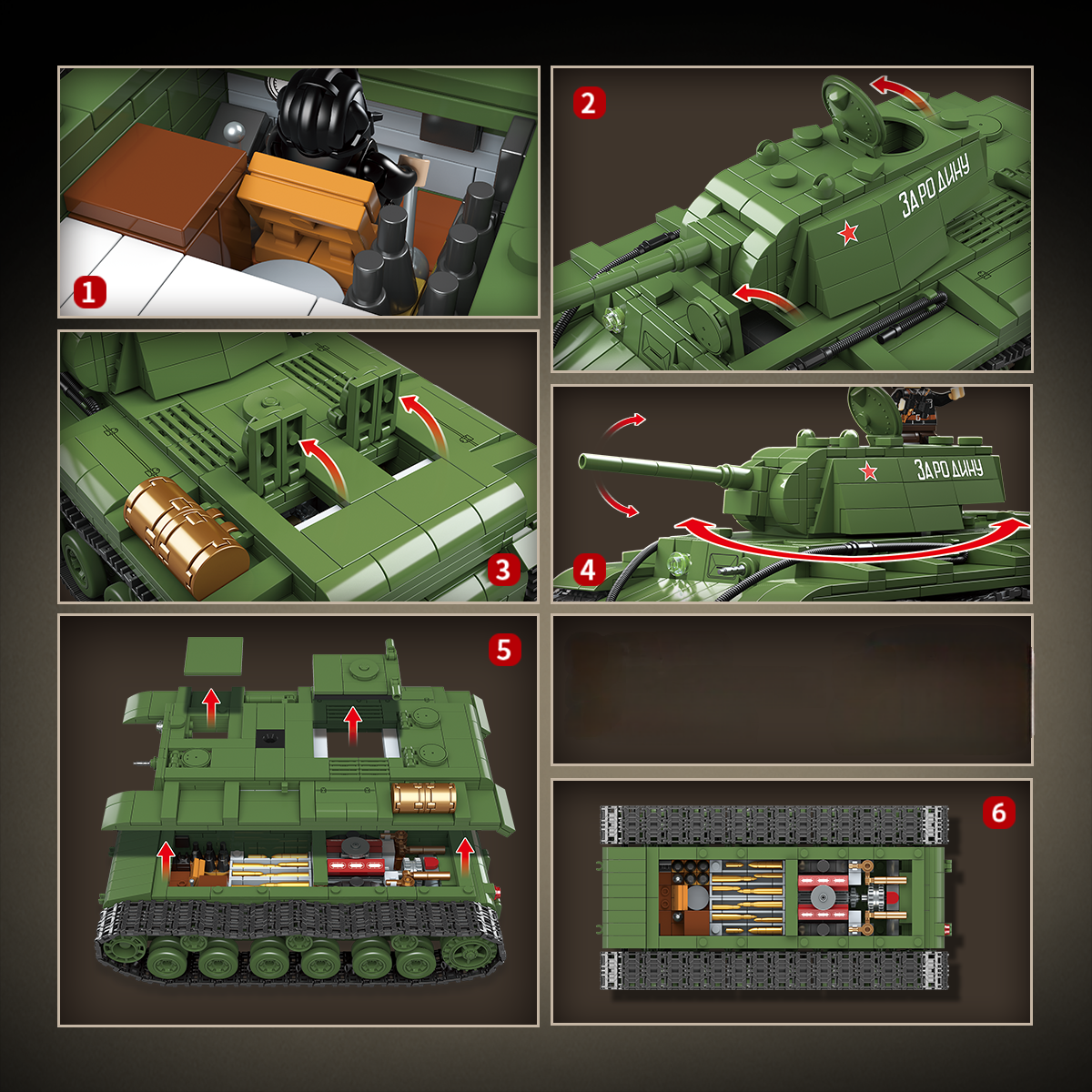 WW2 Soviet KV-1 (M-1941) Heavy Tank4