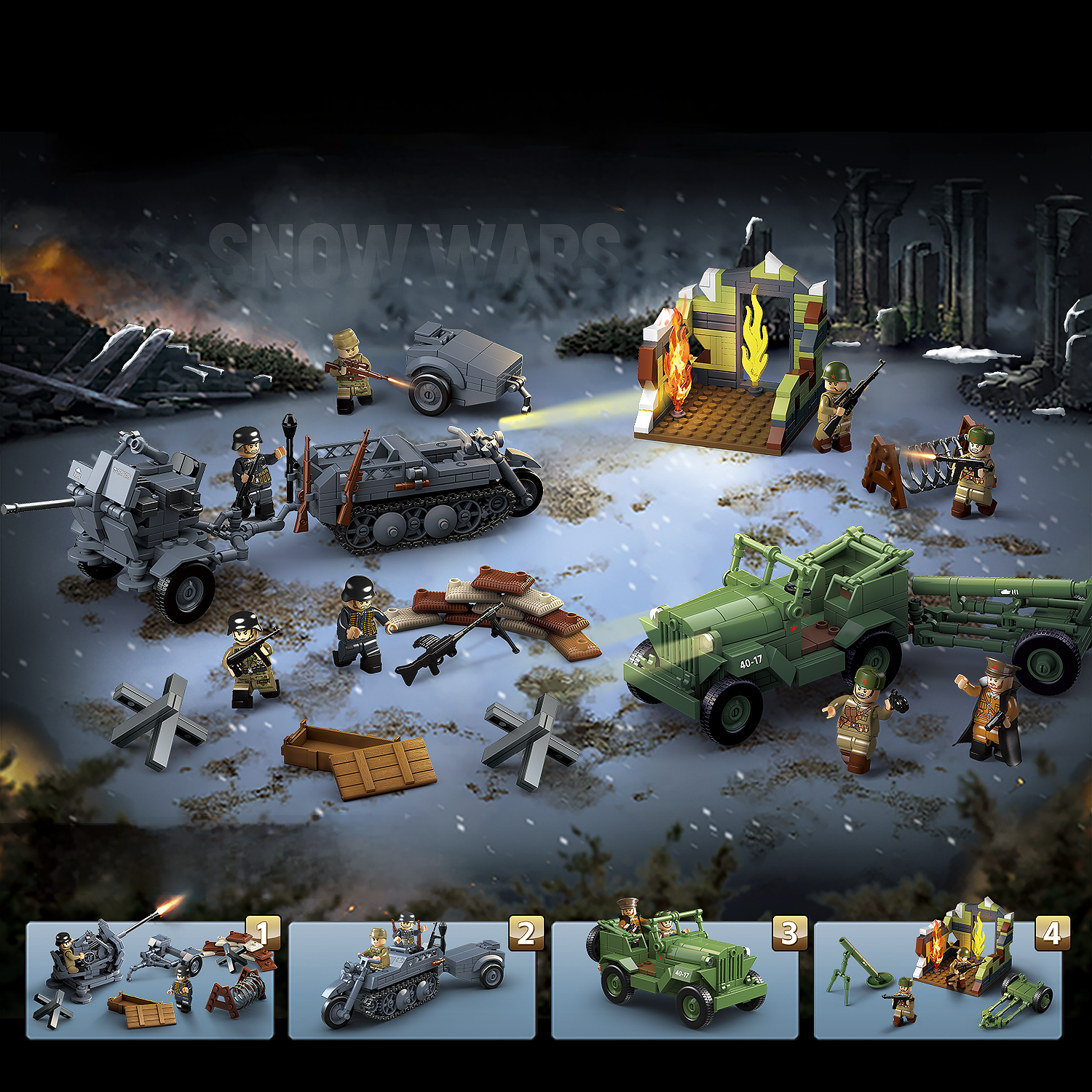 WW2 German Vs Soviet Assault Squads1