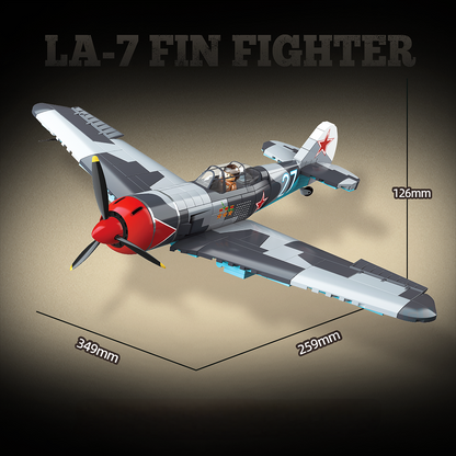 WW2 Soviet Air Force LA-7 Fin Fighter4