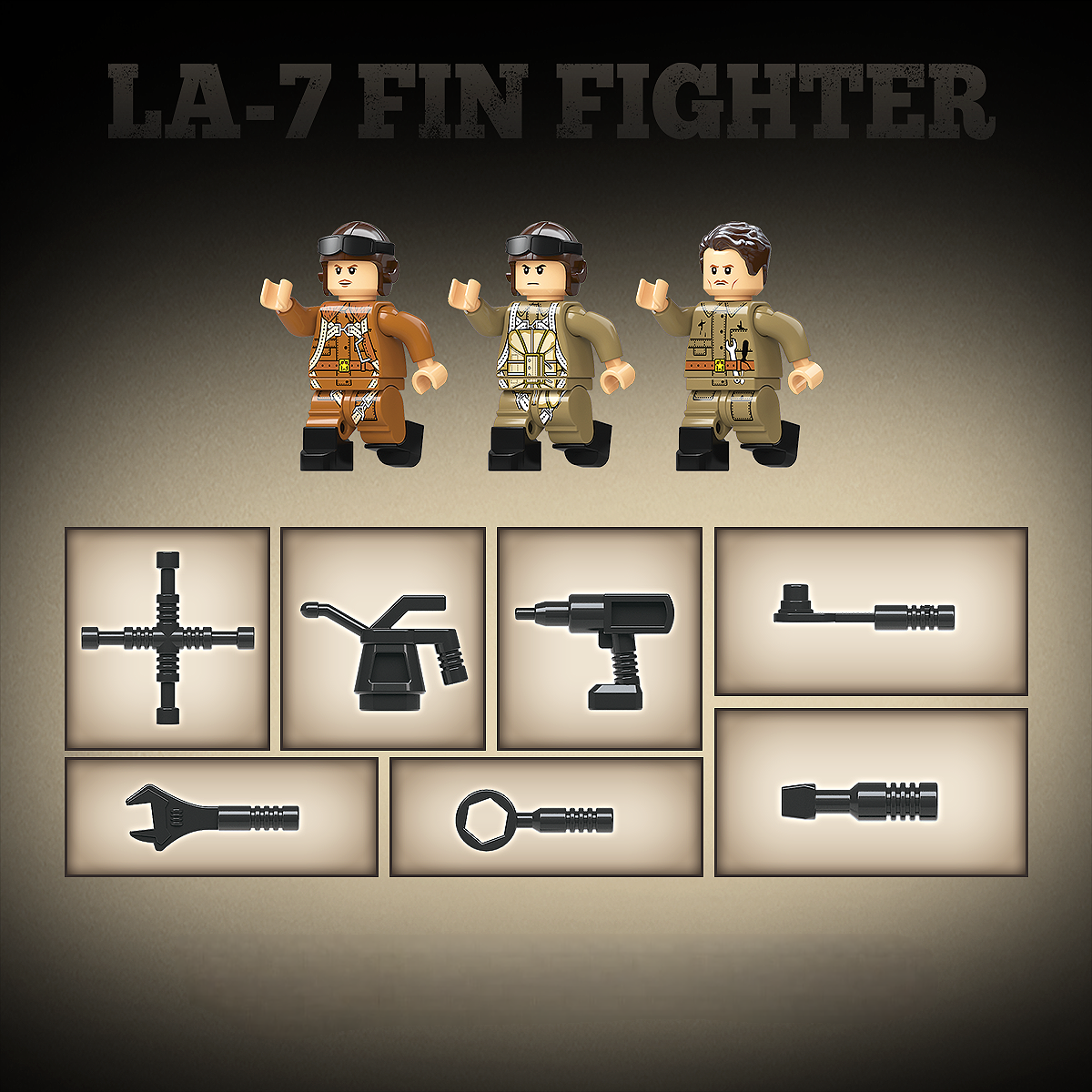 WW2 Soviet Air Force LA-7 Fin Fighter6