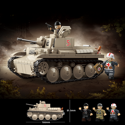 WW2 German Pz.Kpfw 38(T) Light Tank1