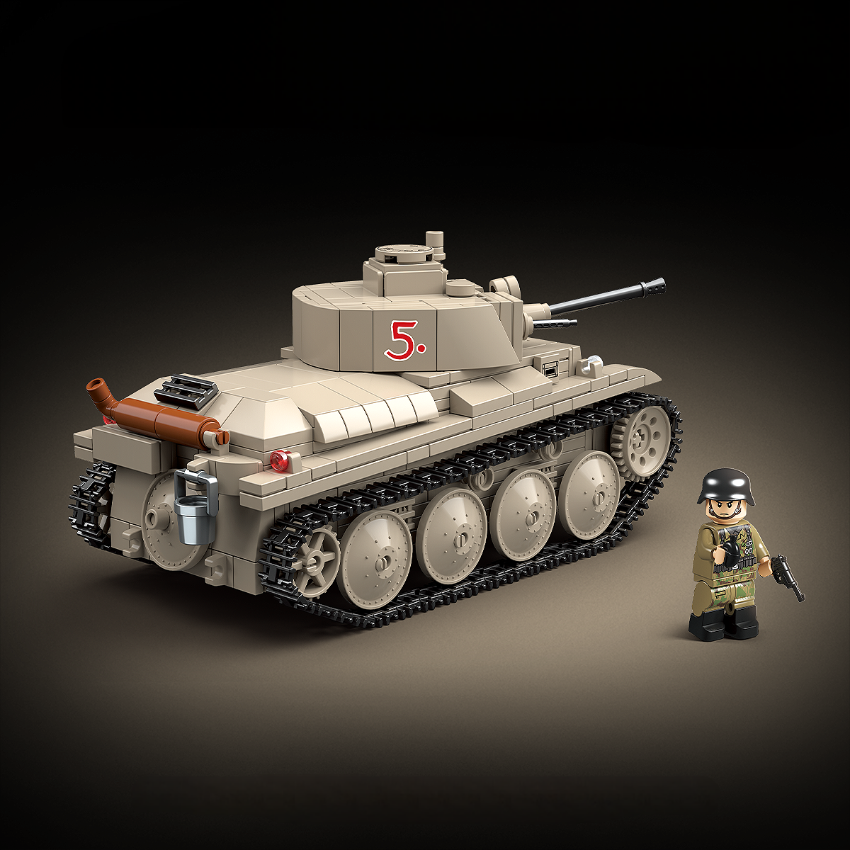 WW2 German Pz.Kpfw 38(T) Light Tank2