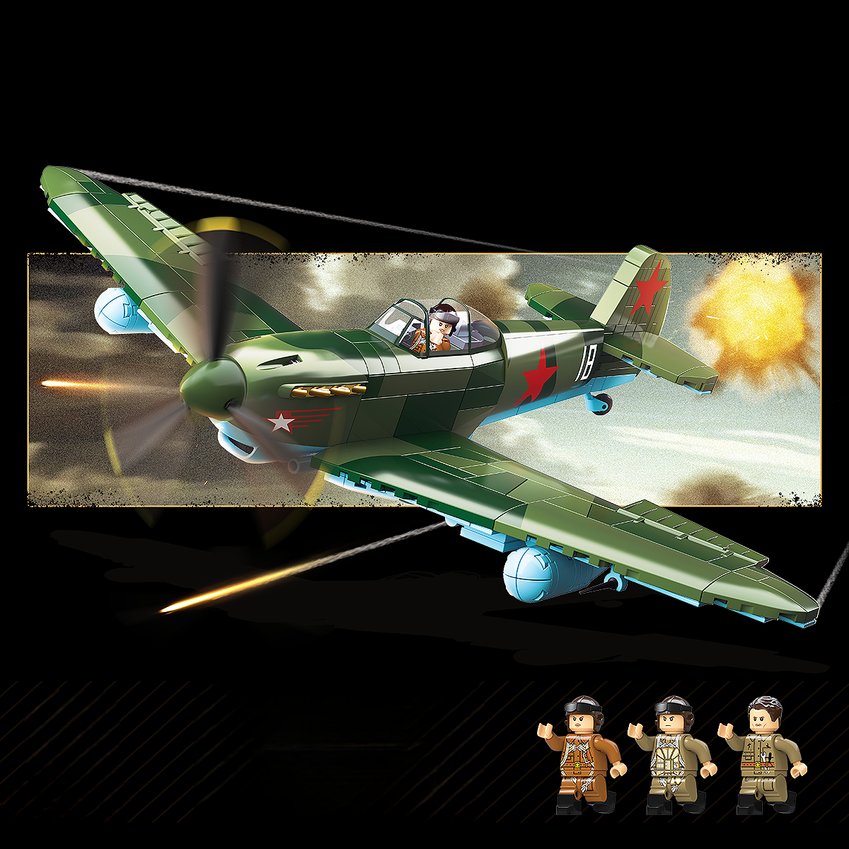 WW2 Soviet Yakovlev Yak-1B Fighter1