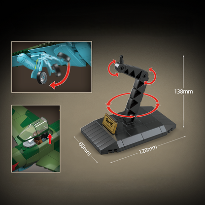 WW2 Soviet Yakovlev Yak-1B Fighter6