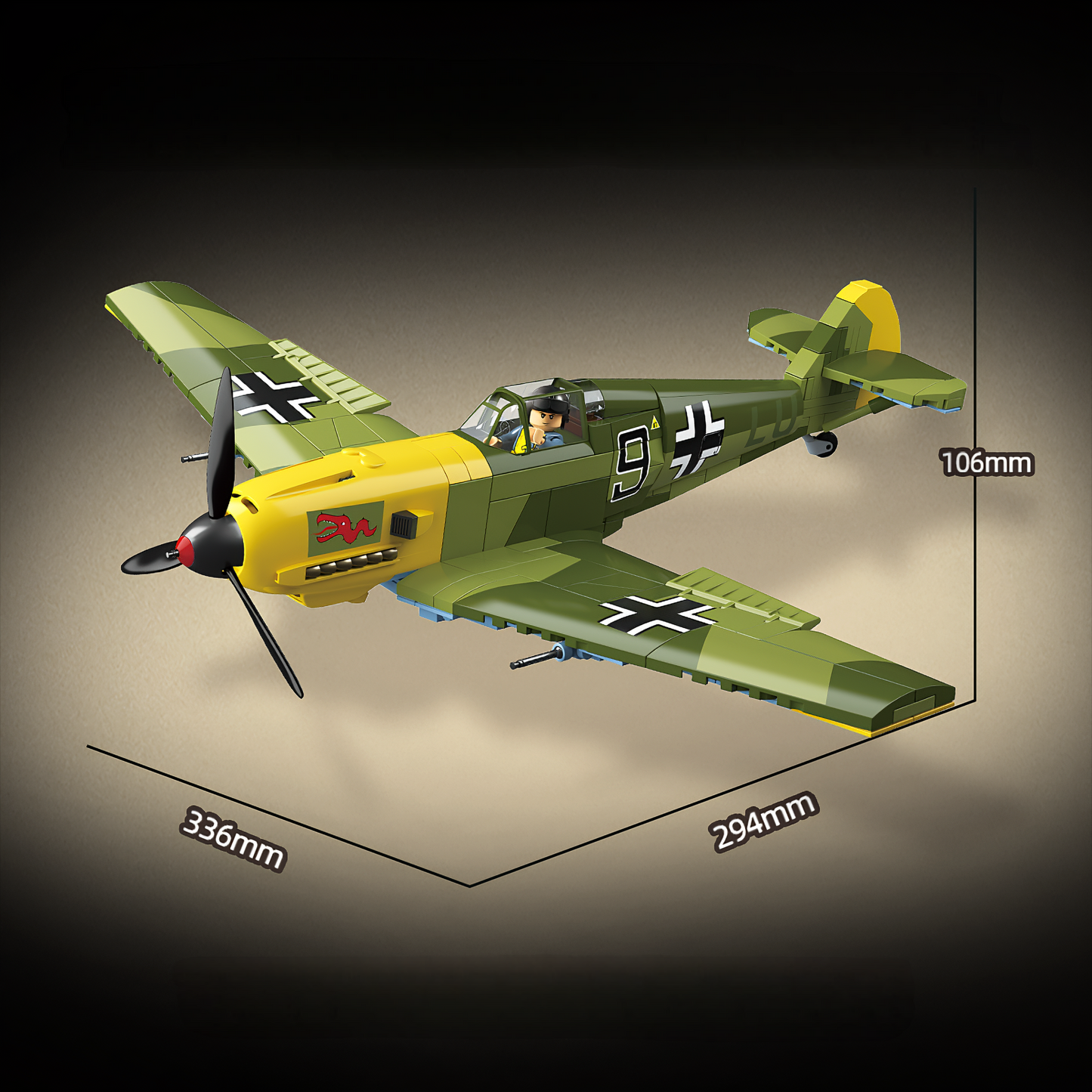 WW2 German Luftwaffe BF-109E Emil Fighter5
